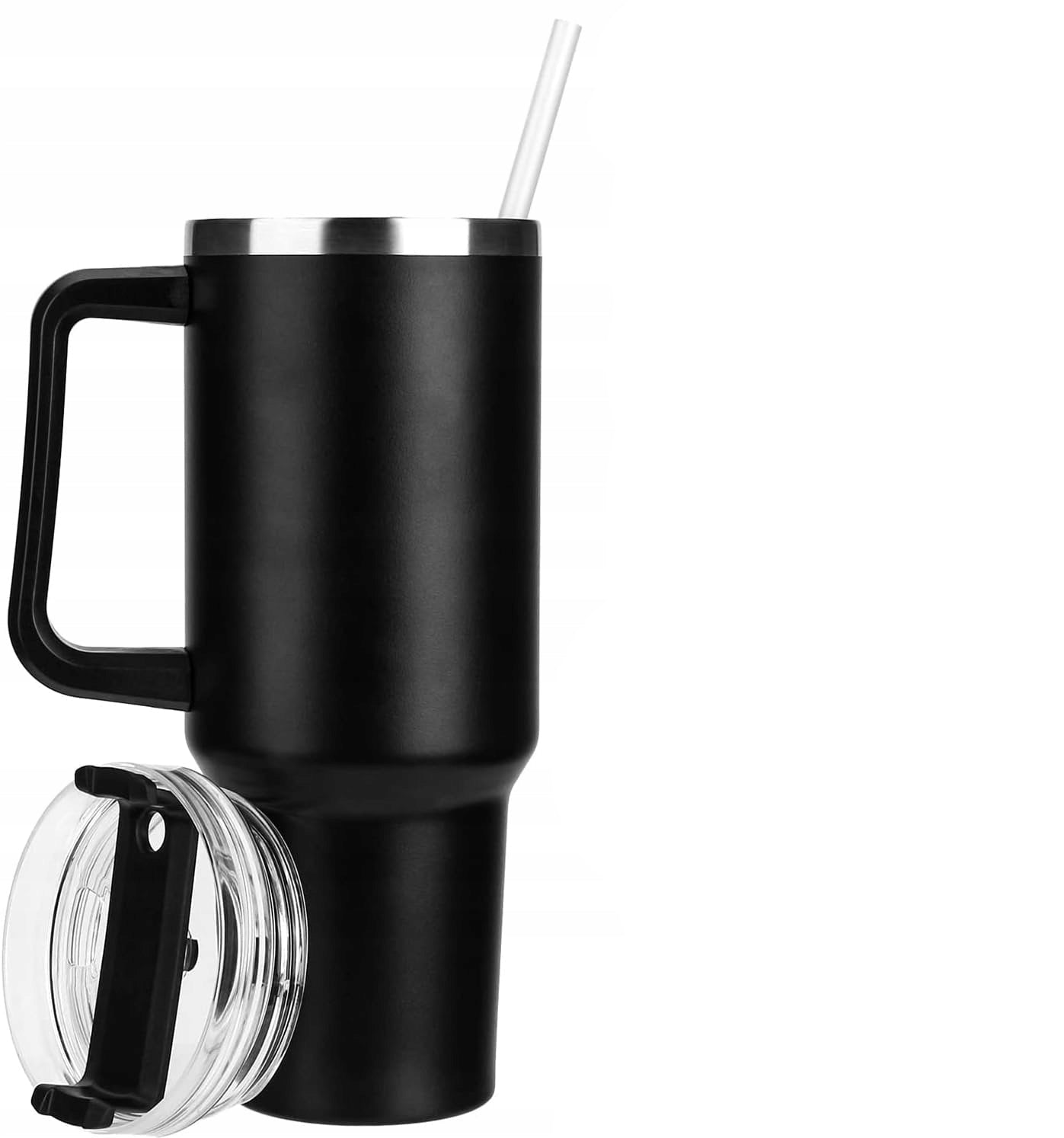 Travel Mug BLK Thermal Mug with Straw Pink 1200 ml
