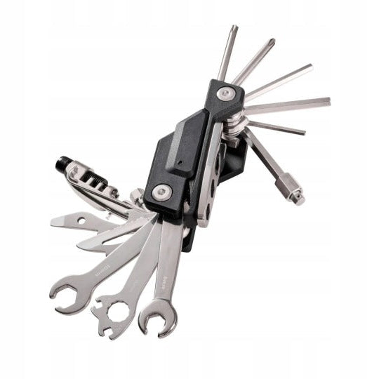 Crivit Multitool 14-in-1 Bike Tool Chrome-Vanadium Steel