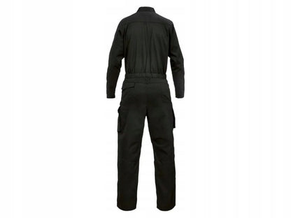 Parkside Men's Black Durable Work Overalls with Multi-Pockets, Size M/48