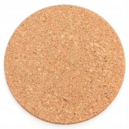 Livarno Home Cork Trivet Hot Pot 19 cm Set of 3 Natural Brown