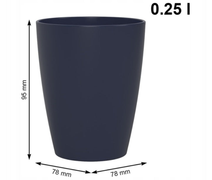 Rotho Caruba Eco Dark Grey Cup 250ml