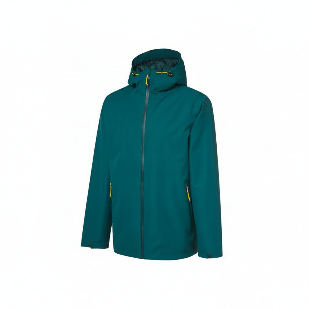 Crivit Men's All-Weather Waterproof Jacket Green L