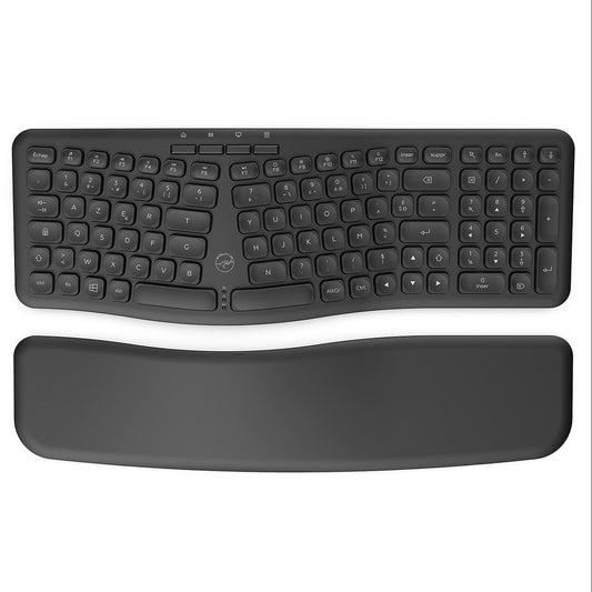 Mobility Lab Ergonomic Wireless Keyboard, Concave Keys, Magnetic Palm Rest