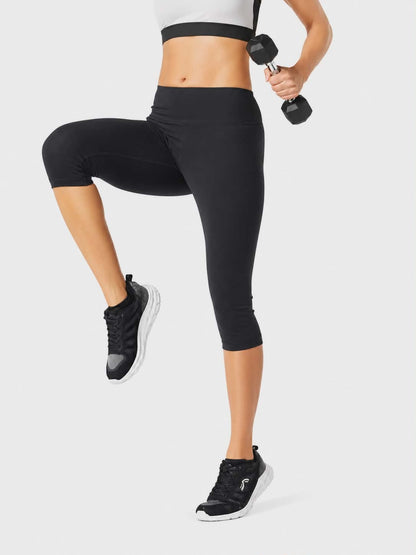 Crivit Women's Capri Leggings 3/4 Length Technical Black S 36/38