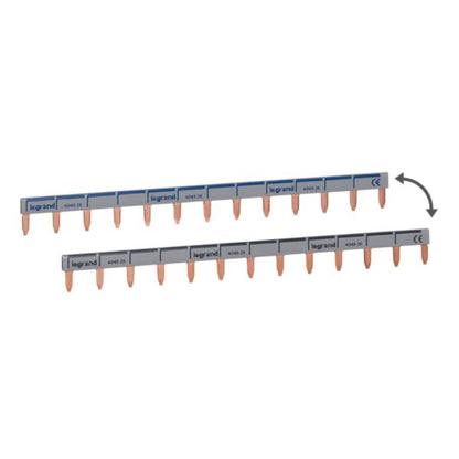 Legrand HX³ Prong-Type Supply Busbar 1P+N 63A 400V 220mm