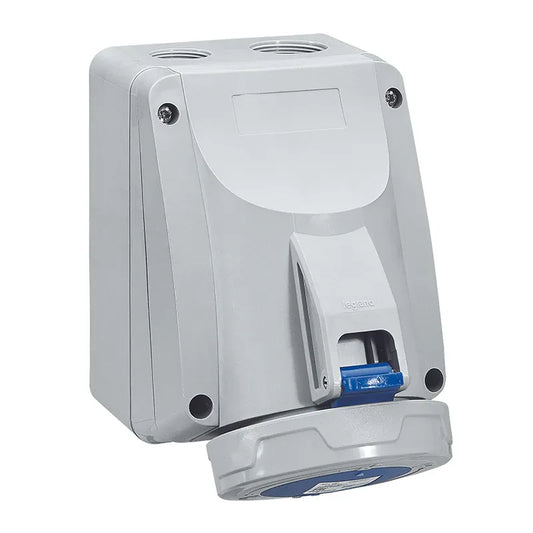 Legrand P17 Surface Mounting Socket, IP66/67, 200-250V, 16A, 2P+E Grey - Gomix Brands Outlet