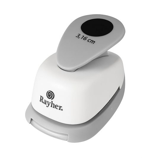 Rayher 3.16 cm Round Paper Punch for Scrapbooking and Crafts
