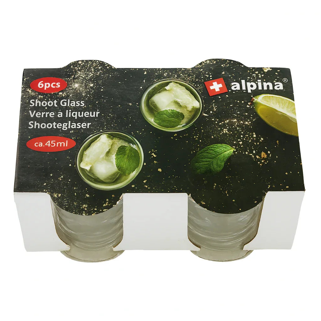 Premium Transparent Glass Shooter Shot Glasses Set, 45ml Capacity - Gomix Brands Outlet