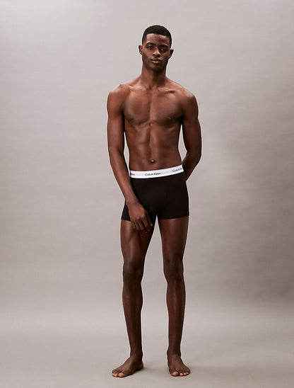 Calvin Klein Men's 3-Pack Icon Cotton Stretch Relaxed Dart Trunks