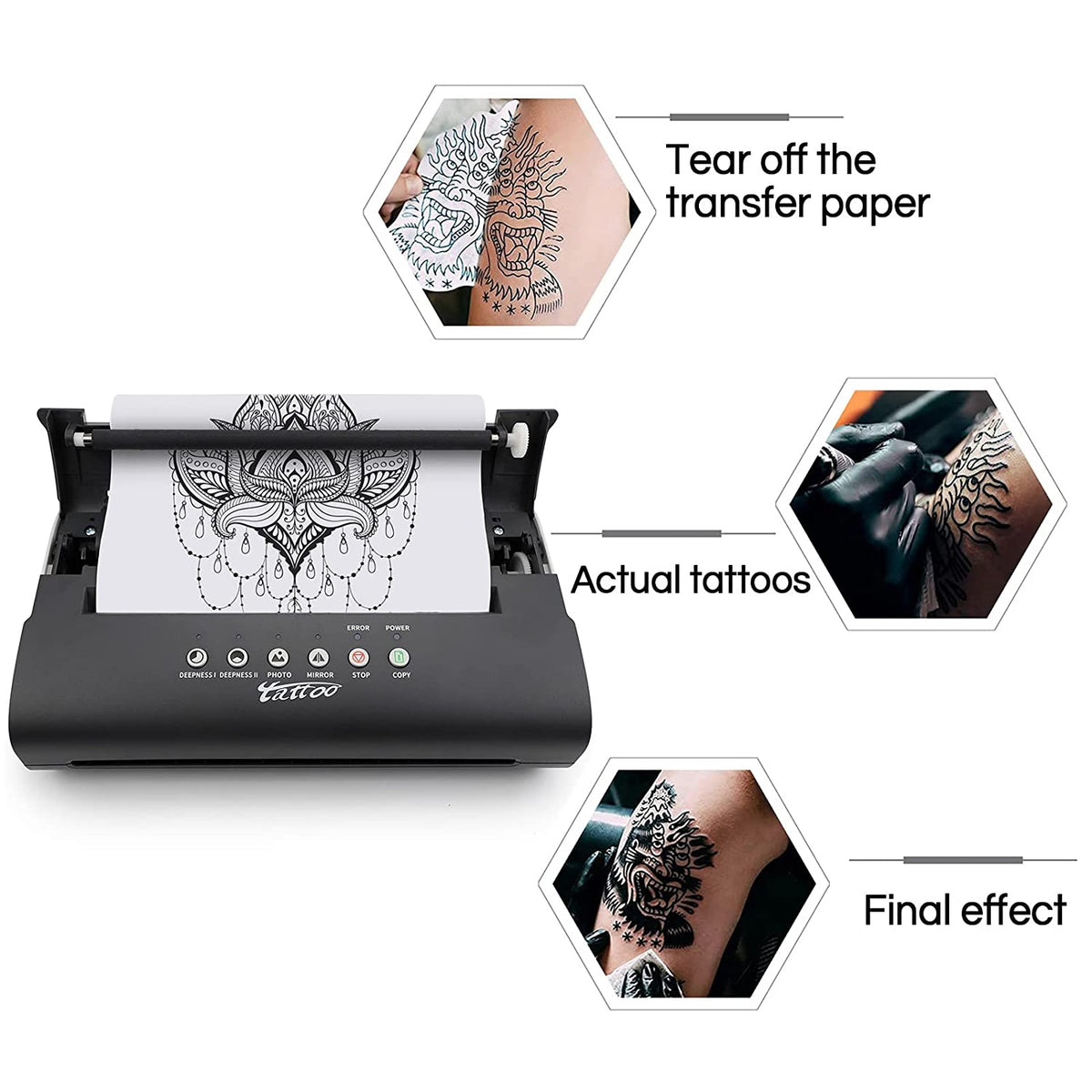 LifeBasis MT200 Thermal Tattoo Stencil Printer