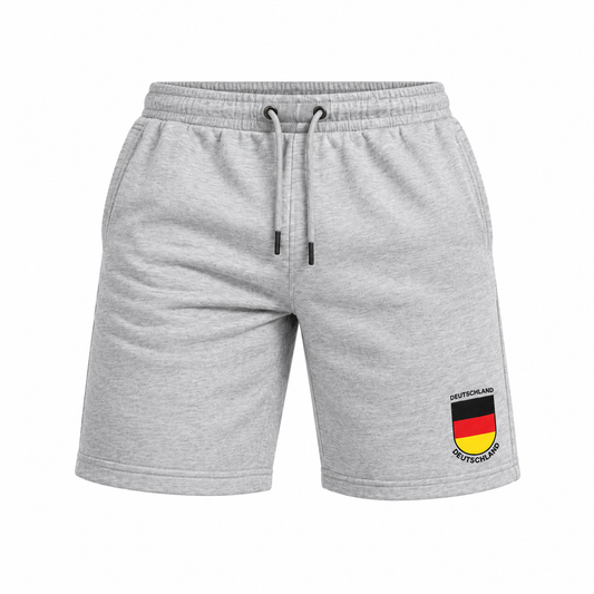 EURO2024 Flag Men's Drawstring Casual Shorts