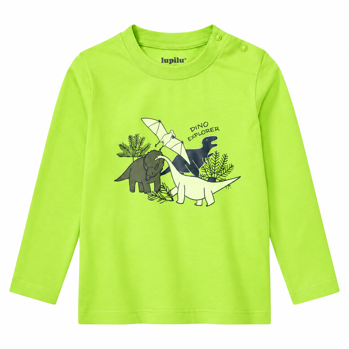 Lupilu Boys' Long Sleeve Cotton T-Shirt