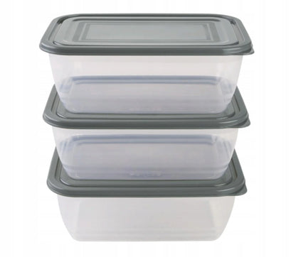 Livarno Home Food Storage Containers 3-Piece 2 L Plastic