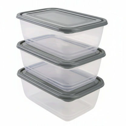 Livarno Home Food Storage Containers 3-Piece 2 L Plastic