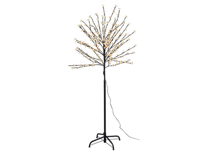Livarno Home 5ft Black LED Cherry Blossom Tree, 200 Warm White Lights