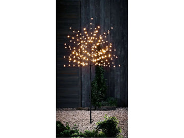 Livarno Home 5ft Black LED Cherry Blossom Tree, 200 Warm White Lights