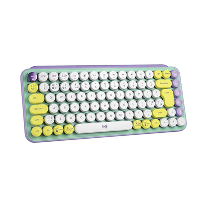 Logitech POP Keys Wireless Mechanical Keyboard, Customizable Emoji, Long Battery Life