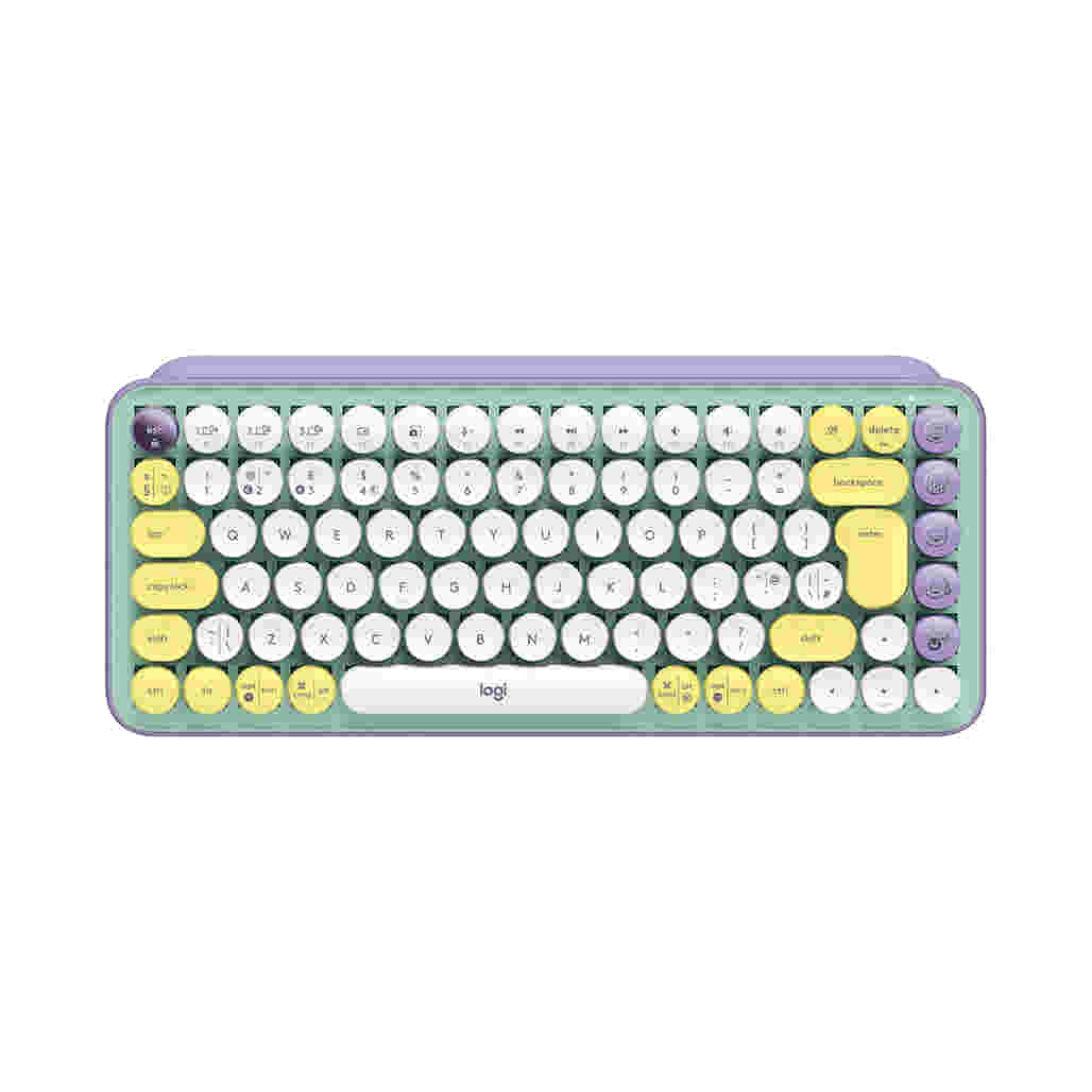 Logitech POP Keys Wireless Mechanical Keyboard, Customizable Emoji, Long Battery Life