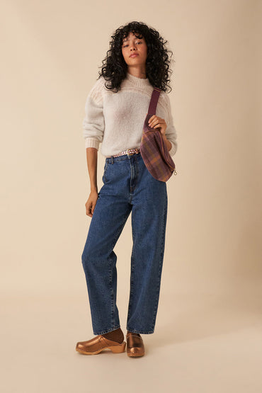 Des Petits Hauts Loumi Women's Comfortable Straight Denim Jeans - Classic Everyday Style