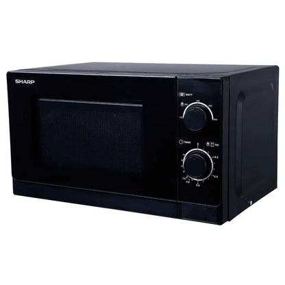 Sharp R-200BKW Countertop Solo Microwave 20L 800W