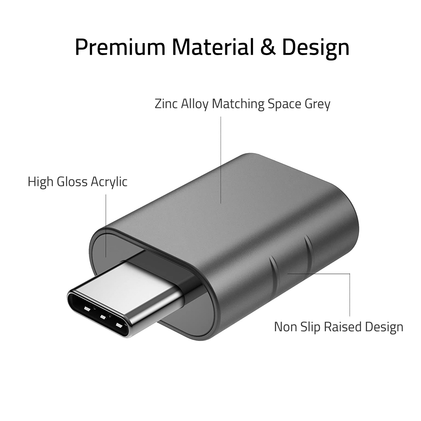 USB-C to USB 3.0 Adapter 2-Pack