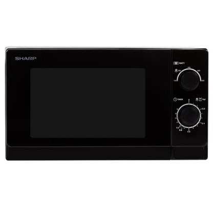 Sharp R-200BKW Countertop Solo Microwave 20L 800W