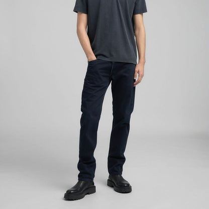 Grover Straight-Fit Dark Blue Denim Jeans for Men