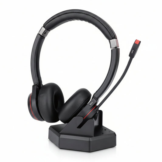 MAIRDI M891BT Wireless Office Headset with USB Dongle Stand