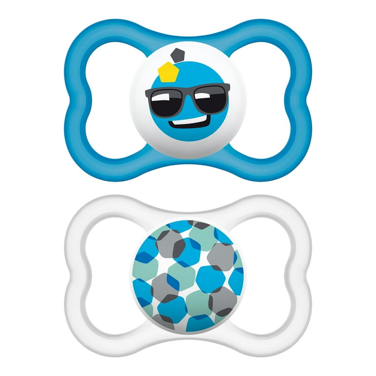 MAM Sensitive Skin Pacifiers: Ultra-Lightweight Silicone for Breastfed Babies, 6+ Months