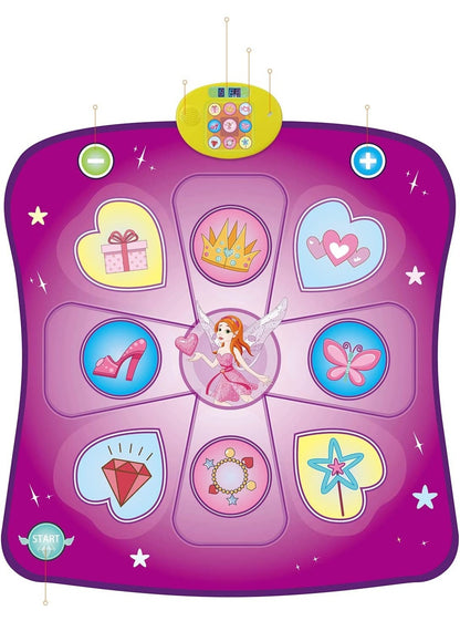 Kids' Musical Dance Mat with LED Display Purple