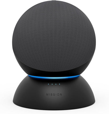 Portable Battery Base for Amazon Echo 4th Generation (Device not Included)