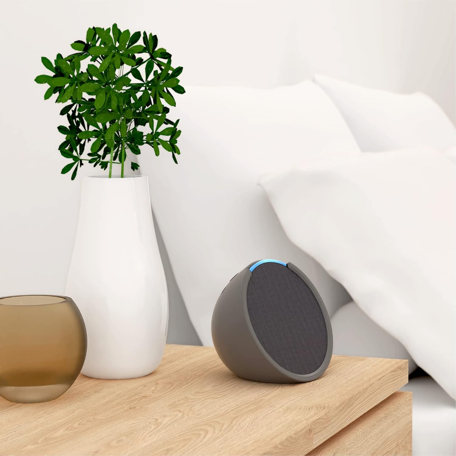 Mission MC56G Silicone Color Sleeve for Amazon Echo Pop Gray