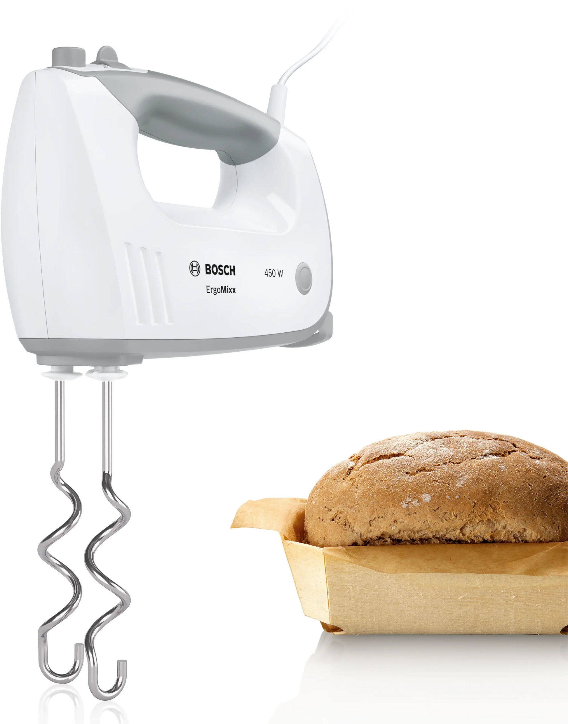 BOSCH MFQ36400 ErgoMixx Hand Mixer 450W White