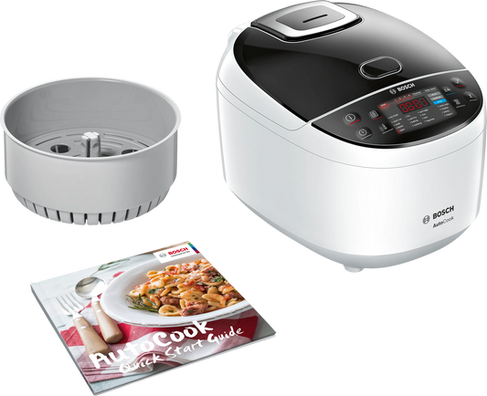 Bosch MUC11W12 Multicooker 5L Capacity 48 Preset Programs Non-Stick Bowl