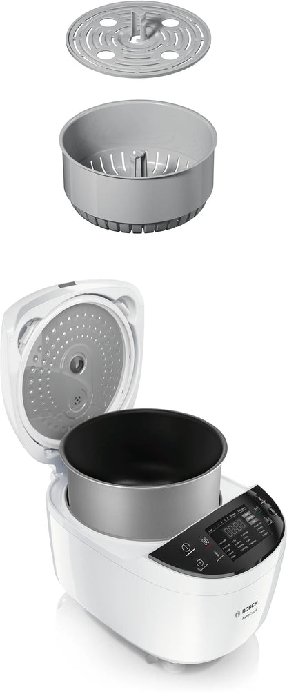 Bosch MUC11W12 Multicooker 5L Capacity 48 Preset Programs Non-Stick Bowl