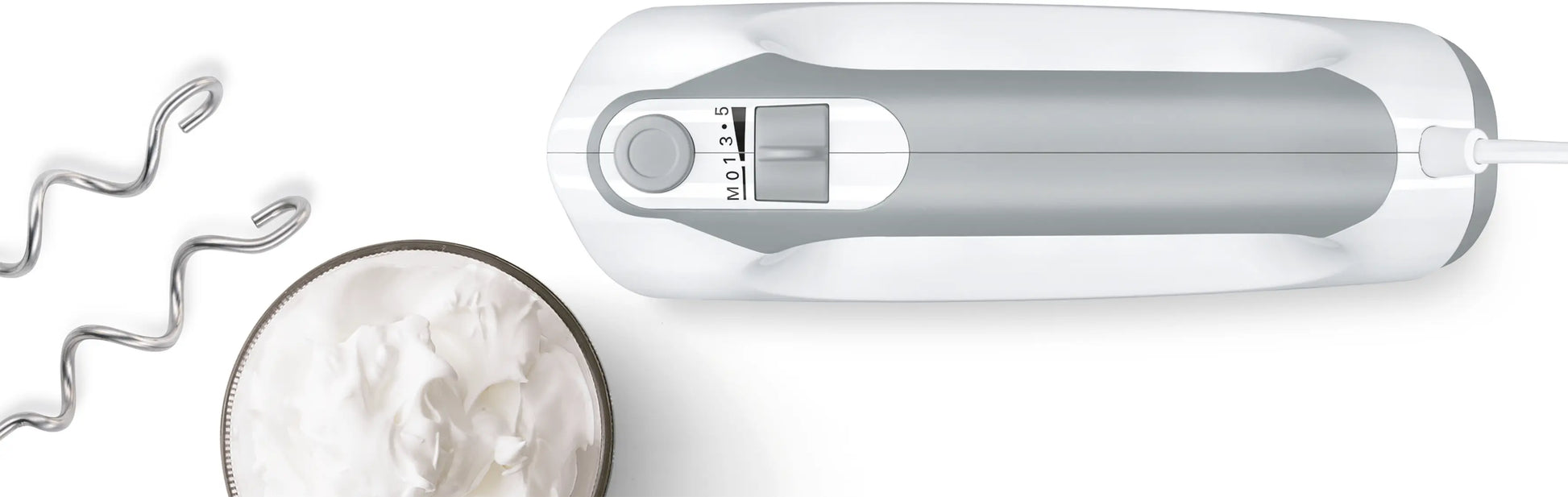 BOSCH MFQ36400 ErgoMixx Hand Mixer 450W White