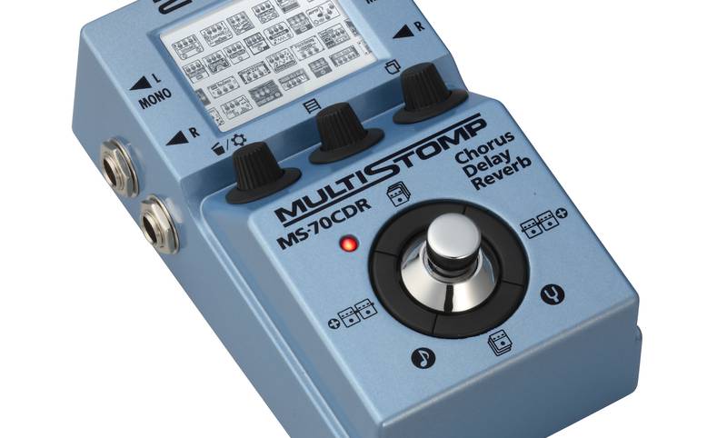 Zoom MS-70CDR MultiStomp Chorus Delay Reverb Pedal