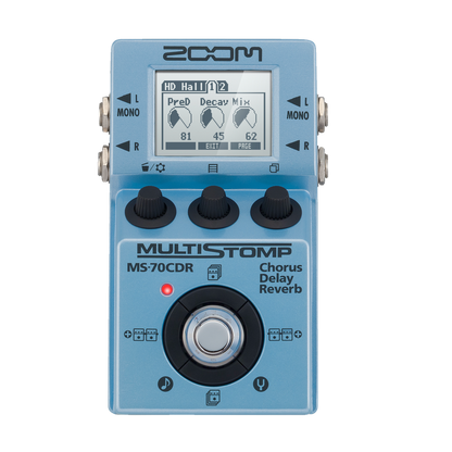 Zoom MS-70CDR MultiStomp Chorus Delay Reverb Pedal