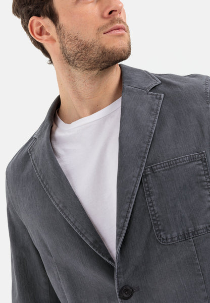 Modern Men's Casual 2-Way Stretch Cotton Twill Blazer Jacket