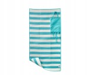 Crivit Beach Mat Foldable Into Bag Lightweight 90 x 180 cm Turquoise/White