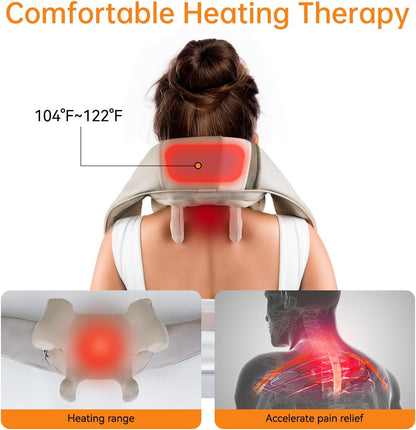 Mebak N1 Neck and Shoulder Massager with Heat Therapy