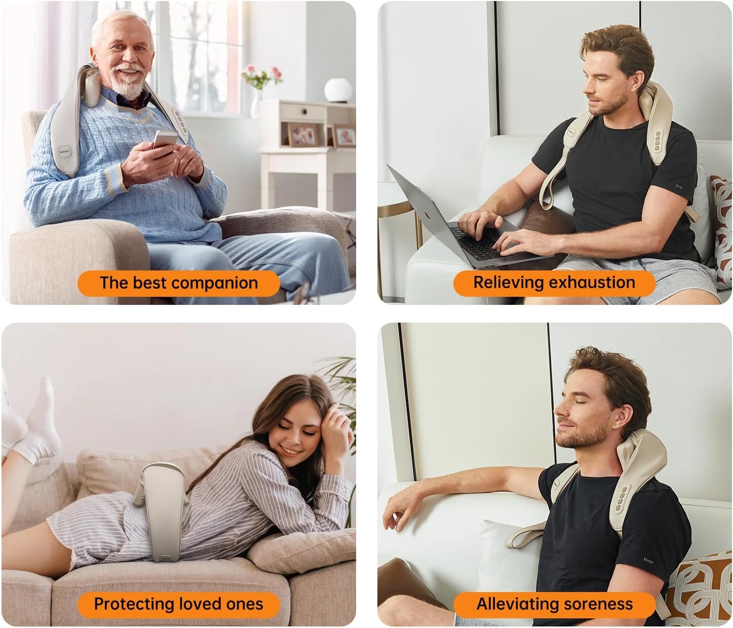 Mebak N1 Neck and Shoulder Massager with Heat Therapy
