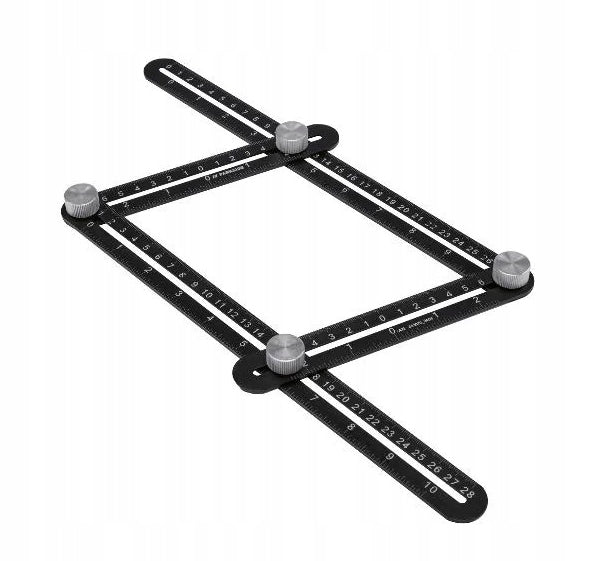 Parkside Aluminium Multi-Angle Template Gauge 4-Arm cm/inch HG05491A