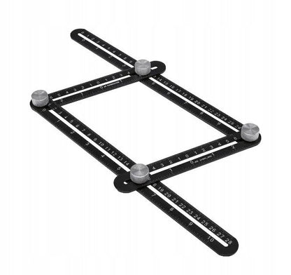 Parkside Aluminium Multi-Angle Template Gauge 4-Arm cm/inch HG05491A