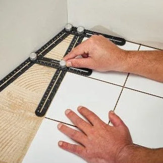 Parkside Aluminium Multi-Angle Template Gauge 4-Arm cm/inch HG05491A