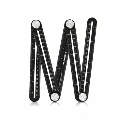 Parkside Aluminium Multi-Angle Template Gauge 4-Arm cm/inch HG05491A