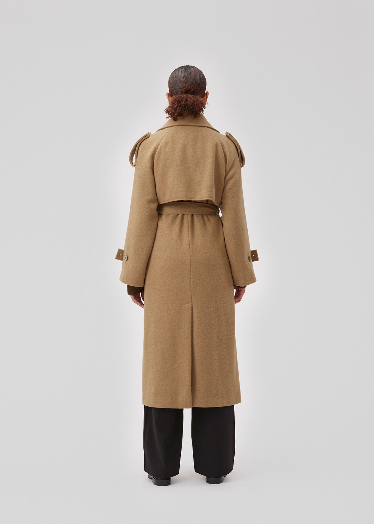 Modström BorakMD Dune Oversized Double-Breasted Women's Trench Coat