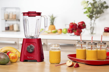 Moulinex Blendforce LM420510 Blender 600 W 2 L Red