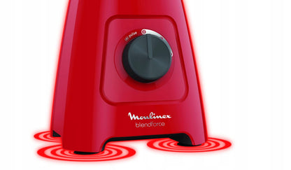 Moulinex Blendforce LM420510 Blender 600 W 2 L Red