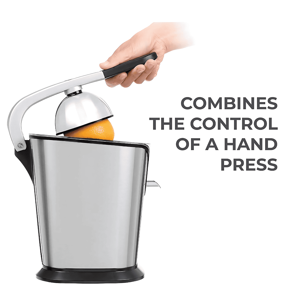 Muller Koch MK-6051 Stainless Steel Citrus Juicer with Dual Cones